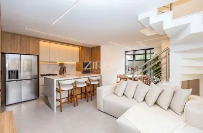 Casa em condomínio fechado com 3 quartos à venda na rua maranhão, 932, água verde, curitiba por r$ 1.490.000