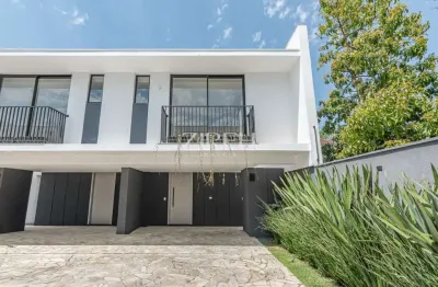 Casa em condomínio fechado com 3 quartos à venda na rua carlos razera, 436, vista alegre, curitiba por r$ 1.390.000