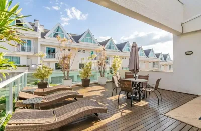 Casa em condomínio fechado com 4 quartos à venda na rua andrea zílio, 143, santo inácio, curitiba por r$ 1.787.000