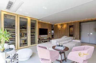 Apartamento com 2 dormitórios à venda, 142 m² por r$ 4.100.000 - campo belo - são paulo/sp