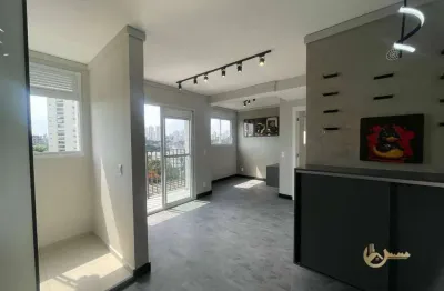 Apartamento com 1 dormitório para alugar, 38 m² por r$ 3.000/mês - jardim marajoara - são paulo/sp