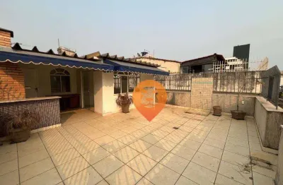 Cobertura à venda, 180 m² por r$ 1.100.000,00 - cidade nova - belo horizonte/mg
