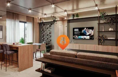 Studio com 1 dormitório à venda, 41 m² por R$ 583.685,06 - Funcionários - Belo Horizonte/MG