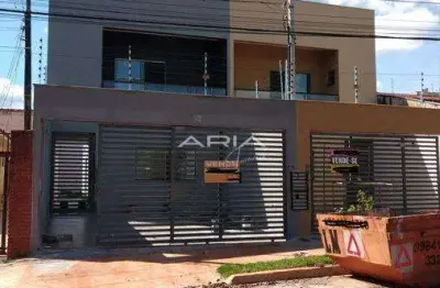 Sobrado com 3 dormitórios à venda, 122 m² por r$ 500.000,00 - santa mônica - lon