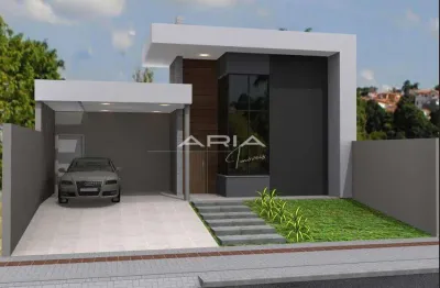 Casa com 3 dormitórios à venda, condomínio parque tauá - araçari - londrina/pr