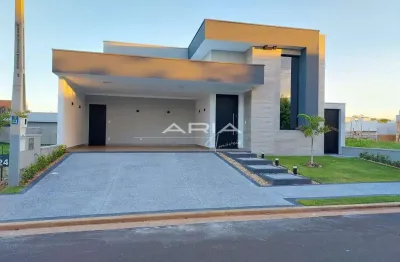 Casa com 3 dormitórios à venda, no condomínio dhama iii, araraquara - sp