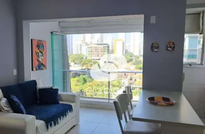 Apartamento com 1 dormitório, 34 m² - venda por r$ 600.000,00 ou aluguel por r$ 3.770,00/mês - cidade monções - são paulo/sp