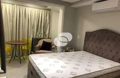 Apartamento com 1 dormitório para alugar, 25 m² - santo amaro - são paulo/sp