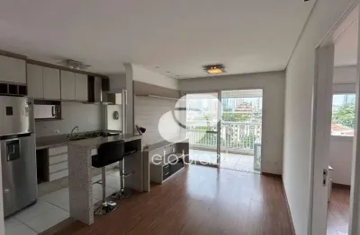 Apartamento com 1 dormitório para alugar, 49 m² por R$ 5.607,00/mês - Brooklin - São Paulo/SP