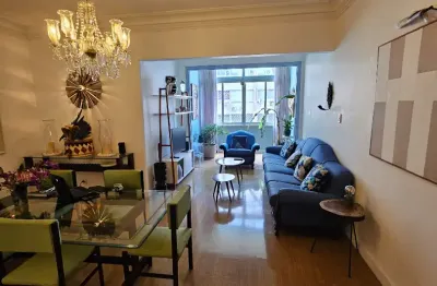 Copacabana, apartamento 3 quartos, 160m², com suíte, dependencia e vaga na av. nossa sra de copacabana x figueiredo magalhães, quadra da praia