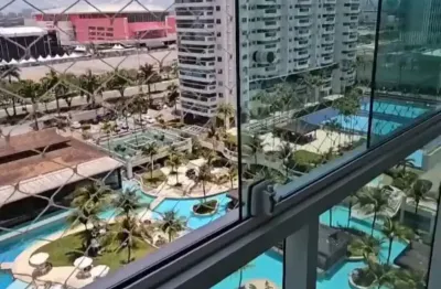 Alugo apartamento 3 quartos, 81m², 2 vagas no condomínio bora bora na av. abelardo bueno , barra olímpica  .