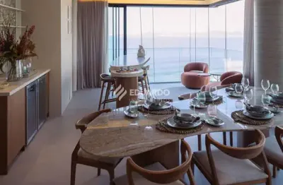 143 mayfair - apartamento decorado com vista mar com 4 suítes à venda no centro