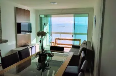 Apartamento beira-mar com 3 suítes, 132 m² privativos – morrinhos – bombinhas/sc