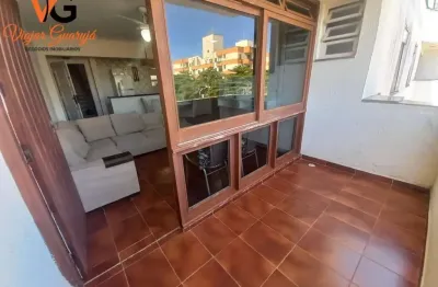 Apartamento para locação em guarujá, enseada, 3 dormitórios, 1 suíte, 2 banheiros, 2 vagas
