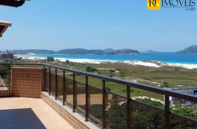 Ampla cobertura duplex no braga com vista para a praia do forte