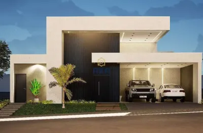 Casa em condomínio fechado com 3 quartos à venda na Rua Nelson Contato, 85, Loteamento Villa das Artes, Araxá por R$ 1.200.000