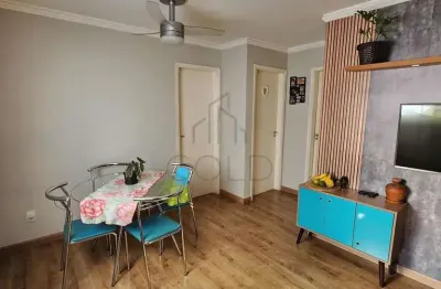 Apartamento à venda em campinas, vila industrial, com 2 quartos, com 59.2 m², residencial carina