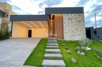 Casa em condomínio fechado com 3 quartos à venda no Jardins Bolonha, Senador Canedo 