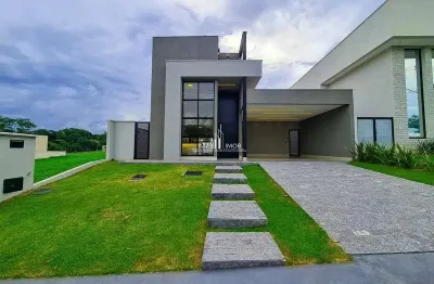 Casa térrea com 4 suítes ,  condomínio terras alpha 1