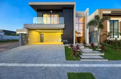 Casa em condomínio fechado com 4 quartos à venda no Jardins Bolonha, Senador Canedo 