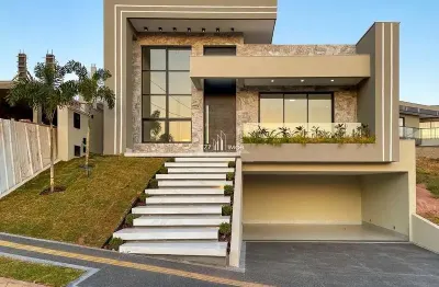 Casa em condomínio fechado com 3 quartos à venda no Jardins Bolonha, Senador Canedo 