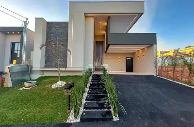 Casa em condomínio fechado com 3 quartos à venda no Jardins Bolonha, Senador Canedo 