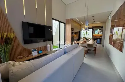 Casa em condomínio fechado com 3 quartos à venda no Residencial Morada do Bosque II, Senador Canedo 