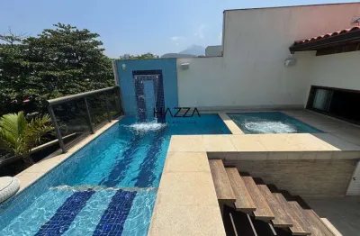 Cobertura de alto padrão com piscina  jardim oceânico barra