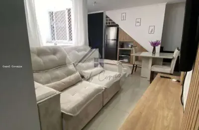 Cobertura para venda em santo andré, vila valparaíso, 2 dormitórios, 1 banheiro, 1 vaga