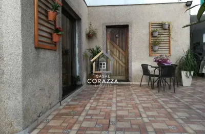 Casa para venda em santo andré, jardim santo alberto, 2 dormitórios, 2 banheiros, 2 vagas