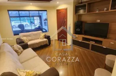 Casa para Venda em Santo André, Vila América, 3 dormitórios, 1 suíte, 2 banheiros, 2 vagas