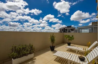 Cobertura 3 dormitórios (2 suítes)  condomínio québec, bacacheri, curitiba | 179 m² | ampliaza