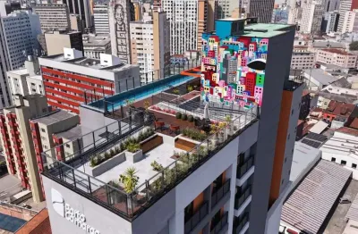 Apartamento de 1 quarto à venda no bairro centro, curitiba | 22 m² e lazer completo