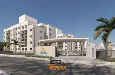 Apartamento home club no bairro joáia em tijucas com 2 quartos possuindo 53,25m²