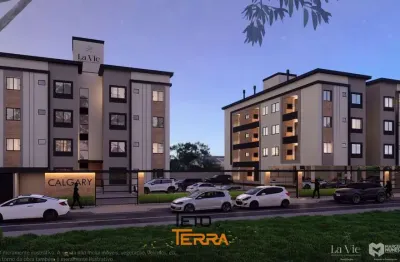 Apartamento com 46m² á venda no res. calgary no bairro areias, com churrasqueira