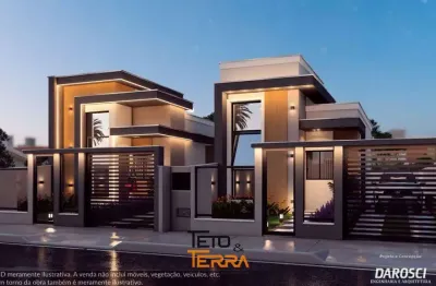 Casa no bairro areião em canelinha com 75m², 3 dormitórios, terreno espaçoso