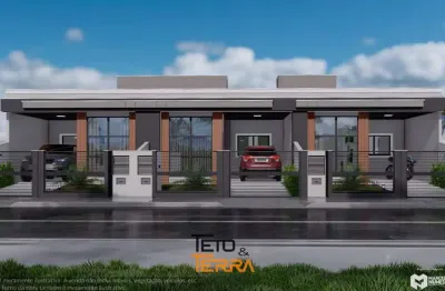 Casa á venda no centro de tijucas com 80m², com 2 dormitórios sendo 1 suíte