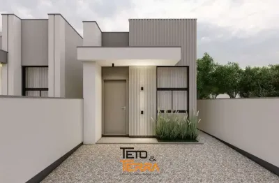 Casa á venda no joáia em tijucas, com 61m² possuindo 2 dormitórios sendo 1 suíte