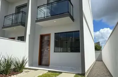Sobrado com 69mn² á venda no res. texeira xliv no bairro areias em tijucas