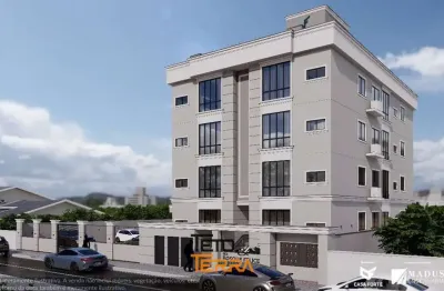Apartamento no bairro areias em tijucas com 53m², 2 dormitórios, 1 suíte