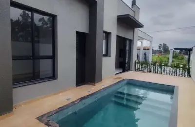 Casa alto padrão com 151m² no galápagos em tijucas, 3 suíte, living gourmet