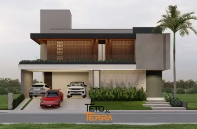 Casa alto padrão em condomínio fechado com 275m² em tijucas com piscina e sauna