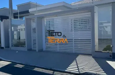 Casa com 90m² á venda no bosque da mata em tijucas,semi-mobiliada, 3 dormitórios
