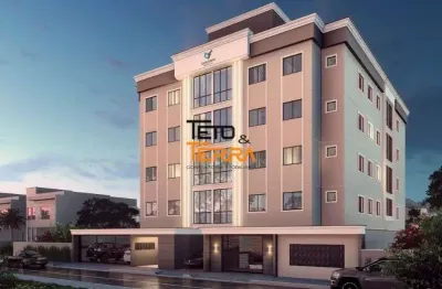Apartamento á venda c/ 46m² a 77m² no s. luzia em tijucas no res. costa serena