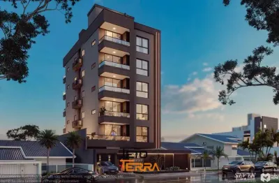 Apartamento a partir de 75m² no xv de novembro em tijucas, 2 suítes, elevador