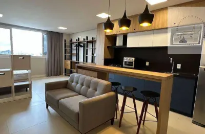 Studio para alugar, 46 m² por r$ 6.170/mês - centro - florianópolis/sc
