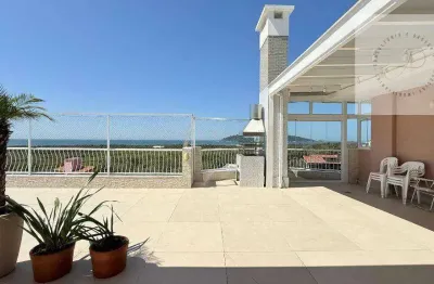Cobertura com 3 dormitórios à venda, 390 m² por r$ 6.000.000 - campeche - florianópolis/sc