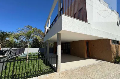 Casa com 3 dormitórios à venda, 240 m² por r$ 3.600.000,00 - cacupé - florianópolis/sc
