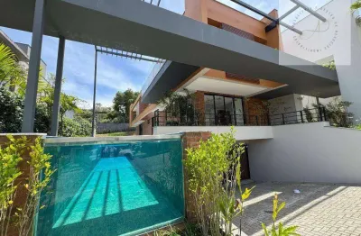 Casa com 4 dormitórios à venda por r$ 7.500.000,00 - cacupé - florianópolis/sc