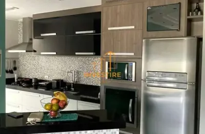 Apartamento mobiliado com 2 dormitórios no centro de  caraguatatuba